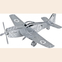 Объемная металлическая 3D модель P-51 Mustang 9,5х10х3,6см